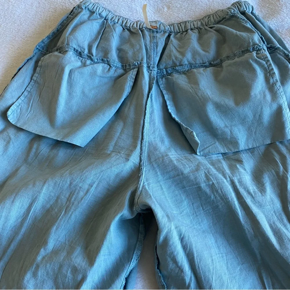 FREE PEOPLE To The Sky Parachute Low-rise Wide Leg Pant in Stormy Weather | XS - Picture 11 of 16
